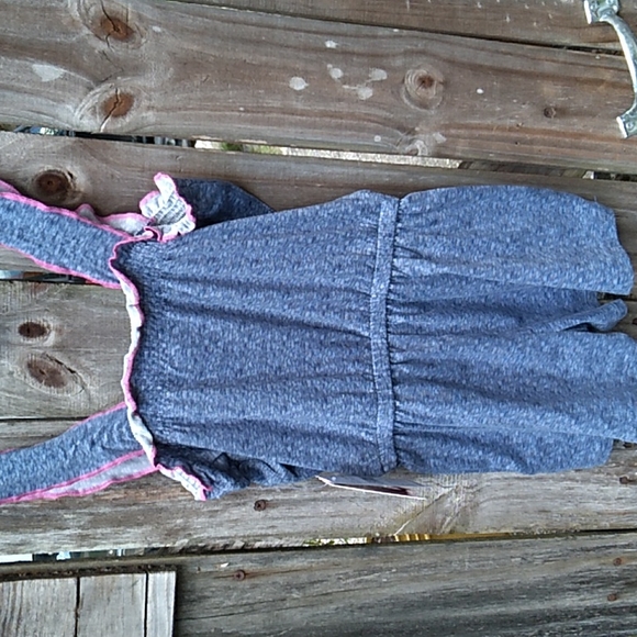 Nwt 2 Romper Set with Hair Scrunchie - Picture 4 of 12